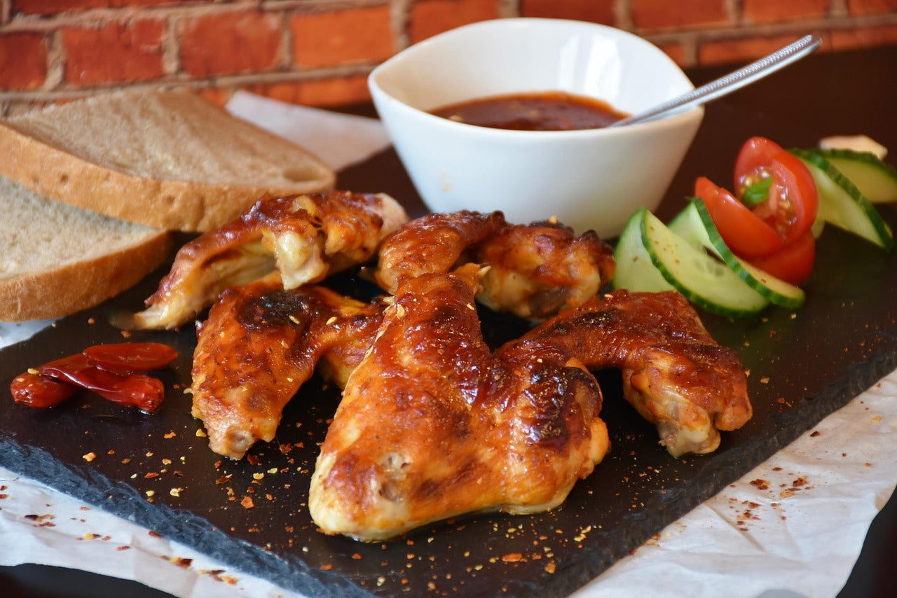 Ailes de poulet épicées et grillées