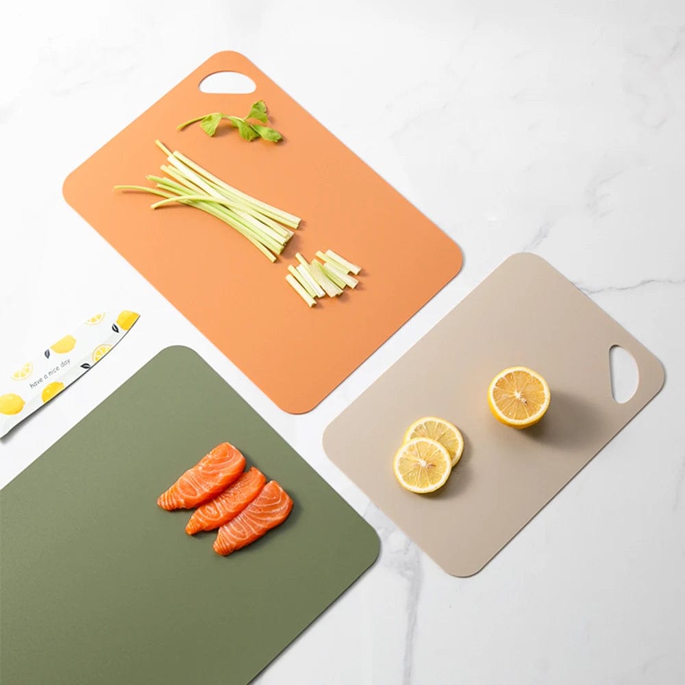 1pcs Kitchen Flexible Cutting Board, , Colorful Plastic Chopping Board, Non-slip Cutting Board For Meat And Vegetables Fruit,
