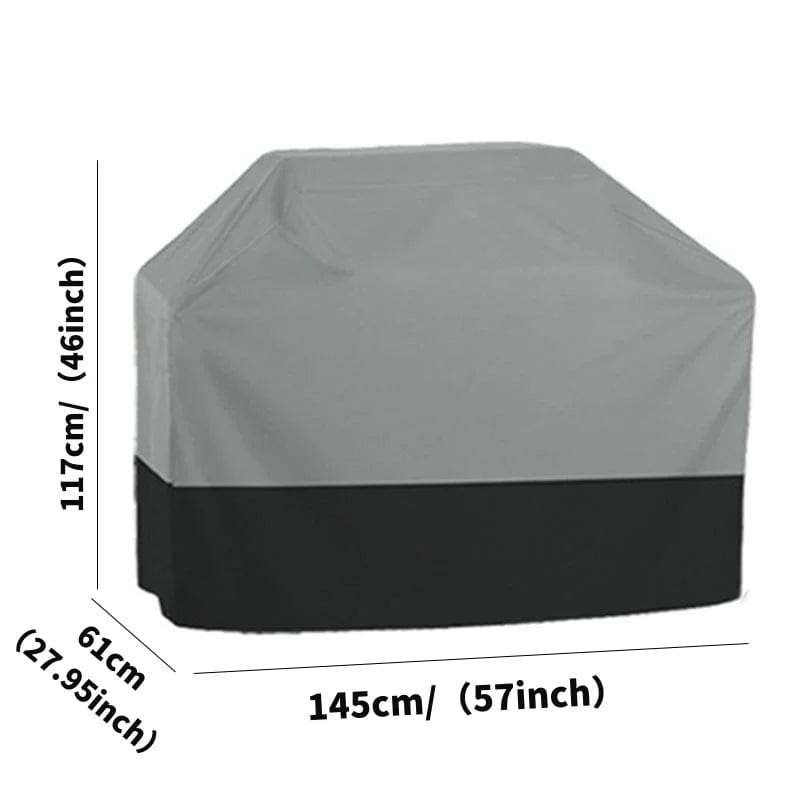 210T Oxford Cloth Outdoor BBQ Cover Waterproof Oven Cover  Garden Protective Cover UV Resistant Heavy Duty Carbon Grill Cover