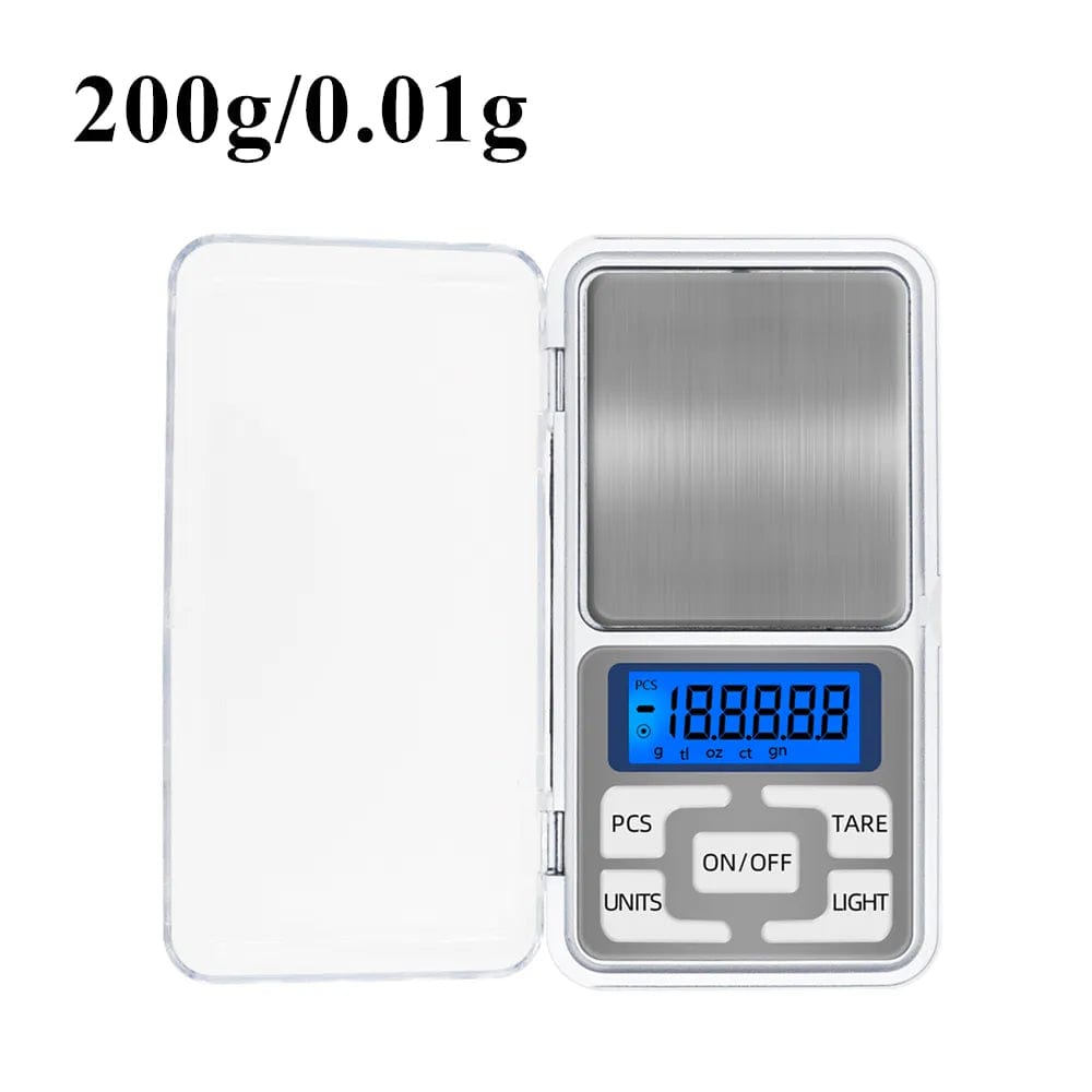 3Kg/500G 0.01g Digital Kitchen Scale Precision Scales Jewelry Weighing For Food Diet Postal Balance Measuring LCD Electronic 200g 0.01g