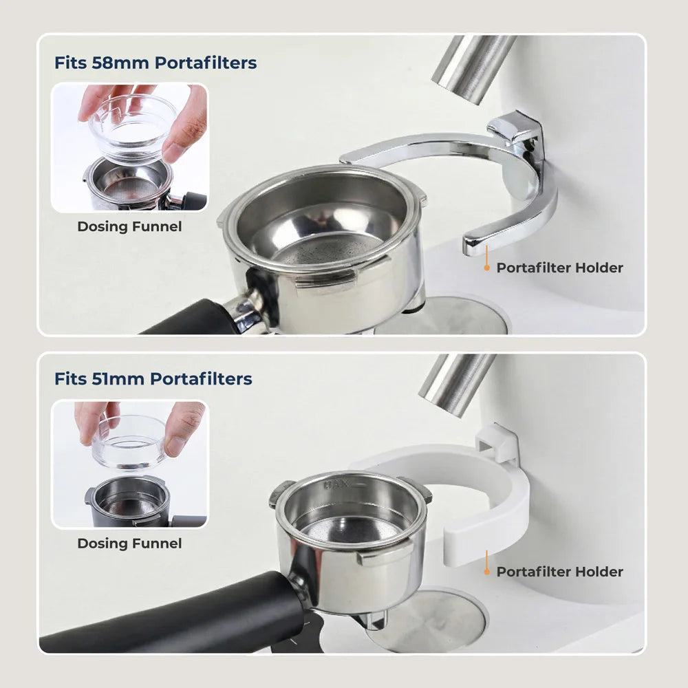 Supports pour porte-filtres de 51 et 58 mm