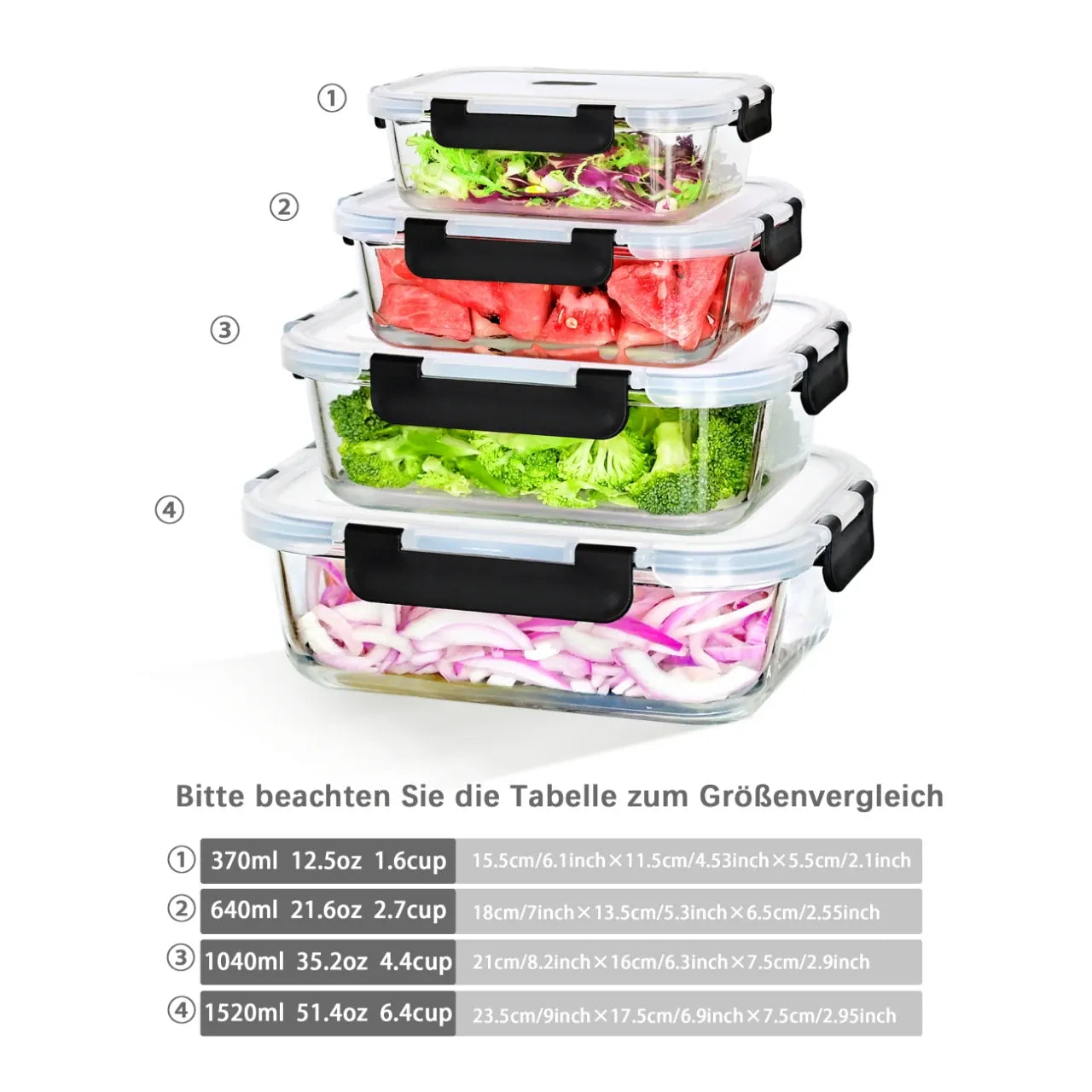 boîte hermétique en verre borosilicate