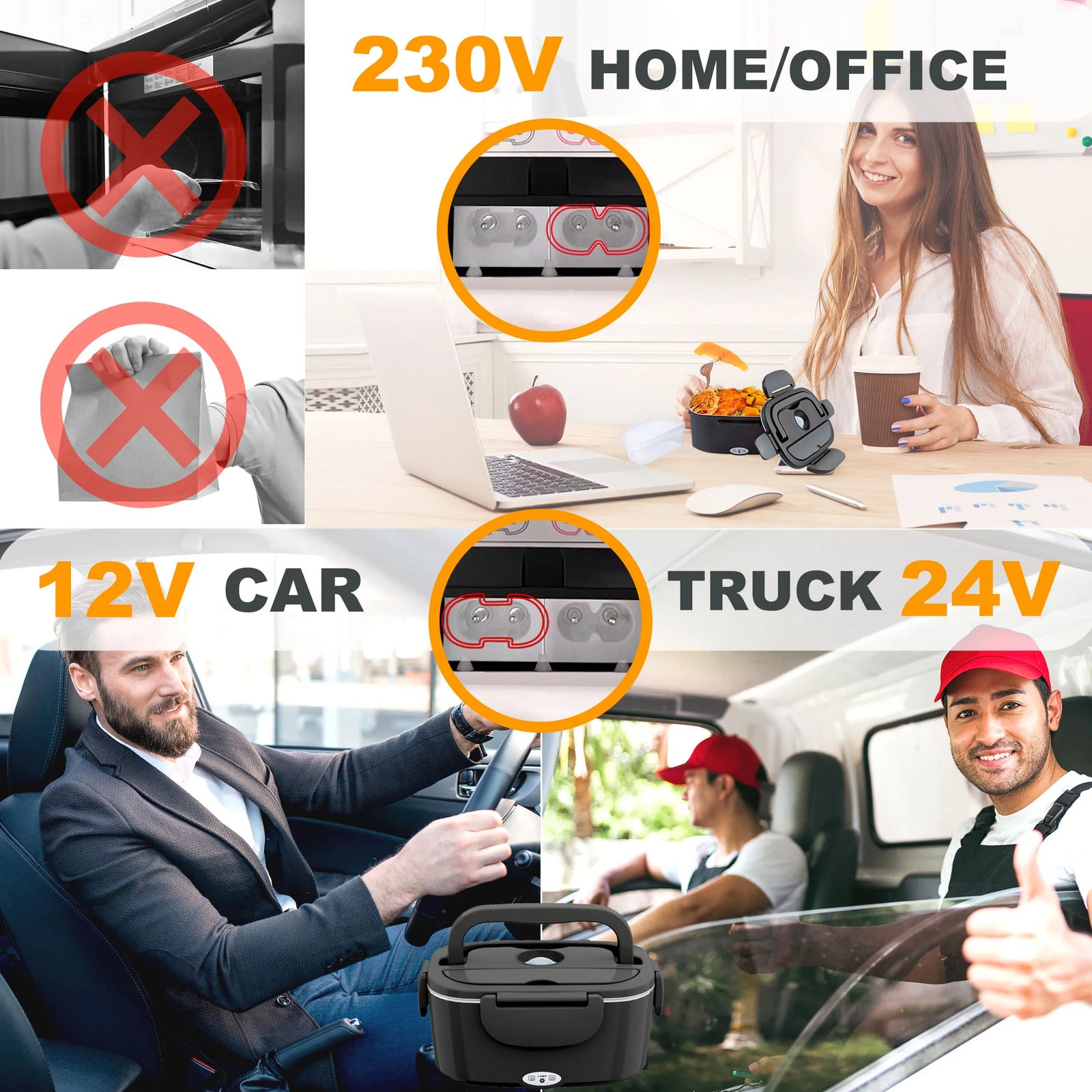 boîte de transport chauffante 12V24V230V