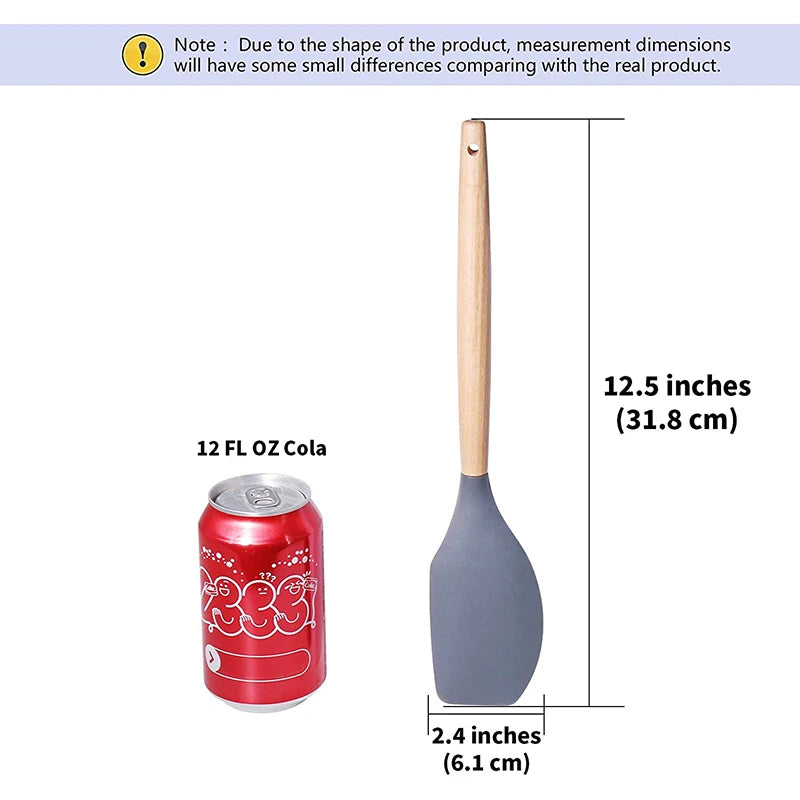 spatules de cuisine en silicone pratiques