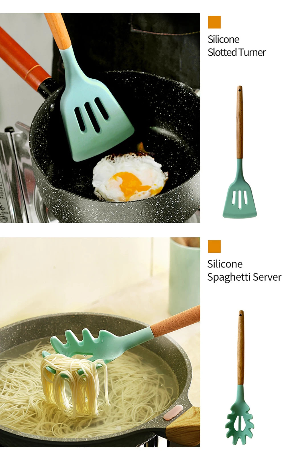 accessoires de cuisine antiadhésifs en silicone
