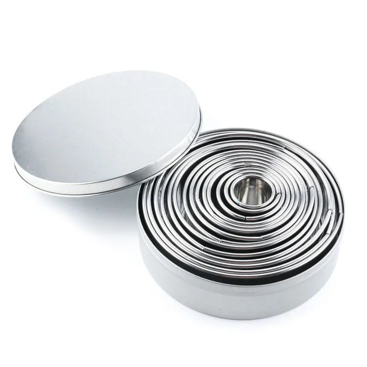 Set de 14 emporte-pièces en acier inoxydable pour biscuits et gâteaux emportepieces