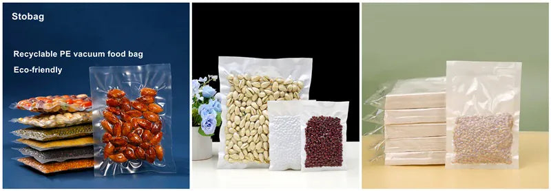 Sachets Kraft Réutilisables Lot de 100 pièces Transparent 20x30cm
