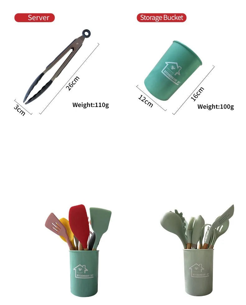 ustensiles de cuisine non stick en silicone