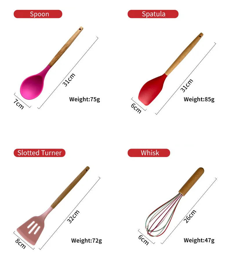 ustensiles en silicone pour pâtisserie