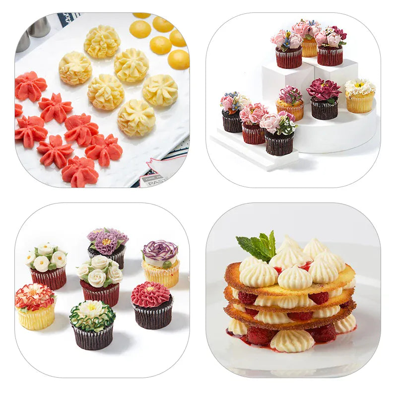 Poche à Douille et 10 Douilles en Acier Inoxydable pour Pâtisserie douillepoche
