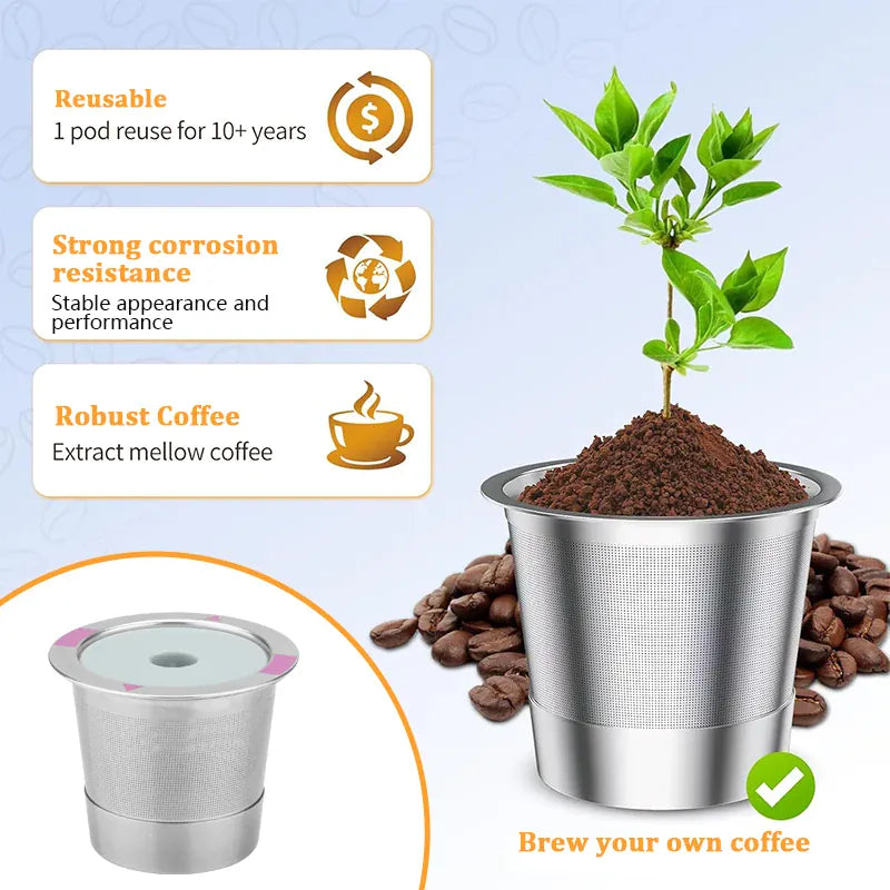 K-Cup réutilisable en inox pour machine Keurig