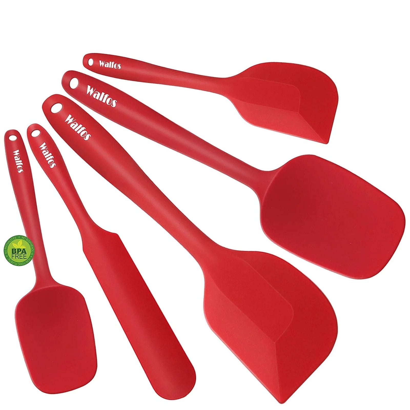 Set Spatules Silicone 5 pièces Résistantes à la Chaleur Pâtisserie