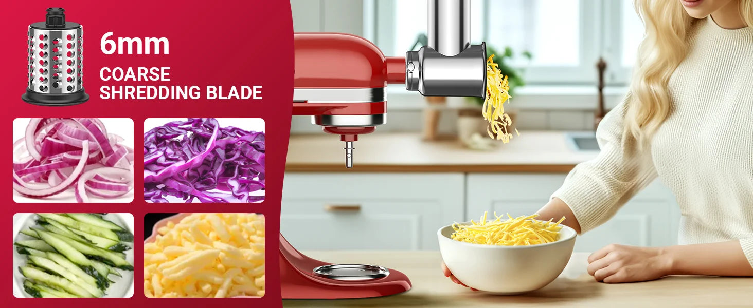 système de découpe KitchenAid avec lames tranchantes