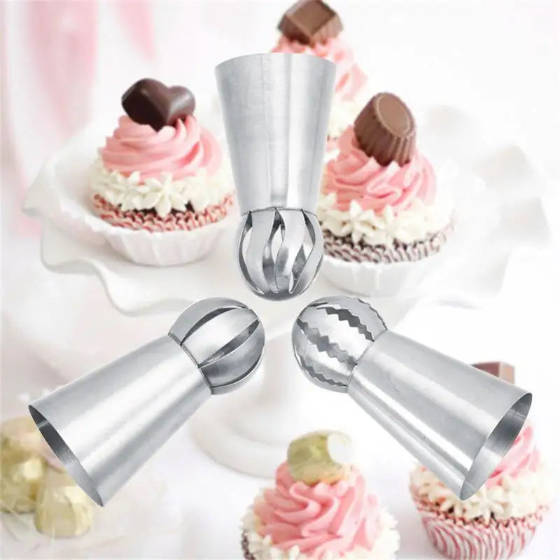 Douilles en Acier Inoxydable pour Pâtisserie - Ensemble de 3 Pièces douillepoche