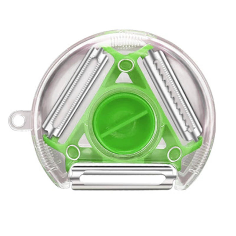 éplucheur de cuisine avec lames en acier inox