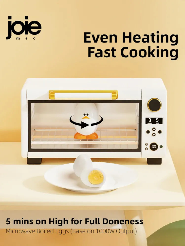Boîte à Œufs Microwaves 2 Pièces | Cuiseur à Œufs Écologique