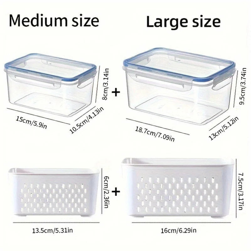 récipients hermétiques pour stocker des aliments