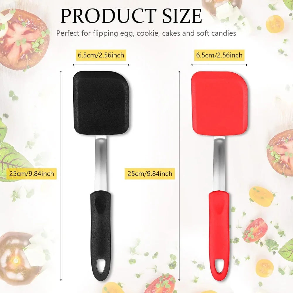 set de quatre spatules en silicone souples