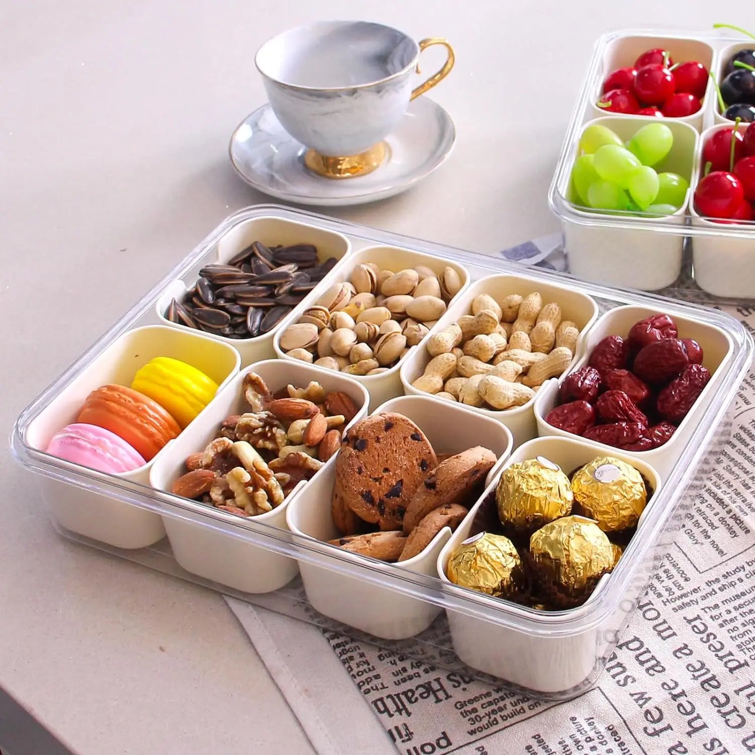 solution de rangement efficace pour aliments divers
