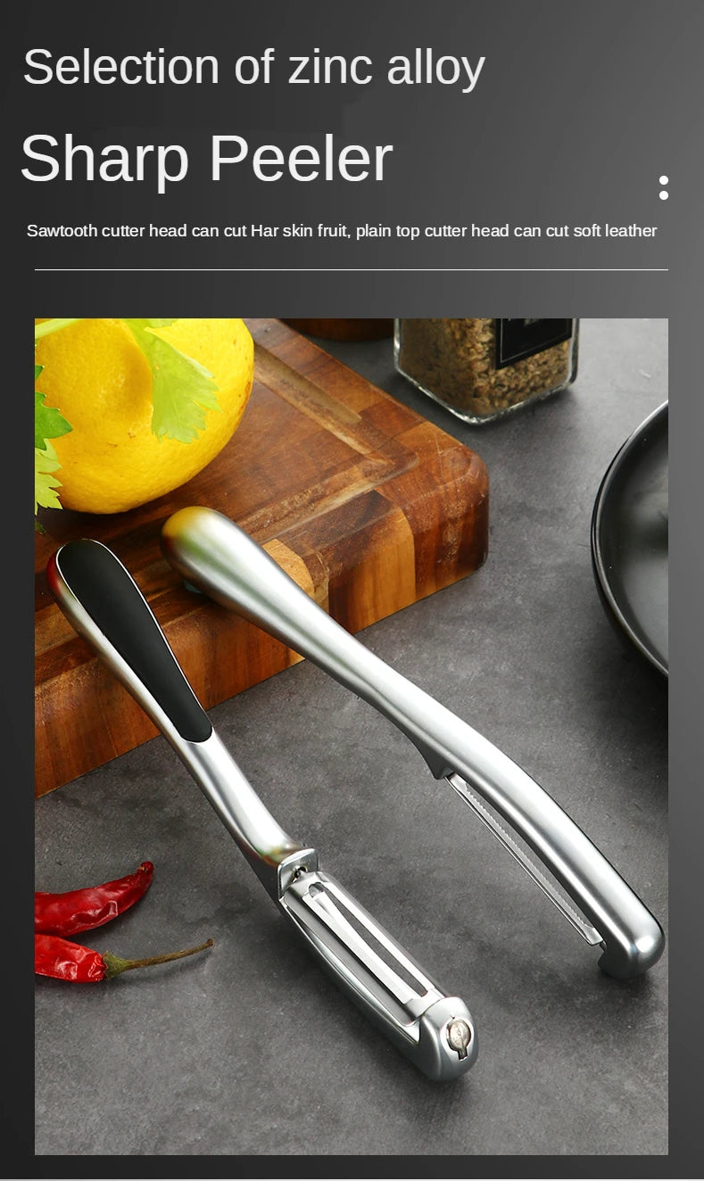 accessoire de cuisine en zinc pour éplucher
