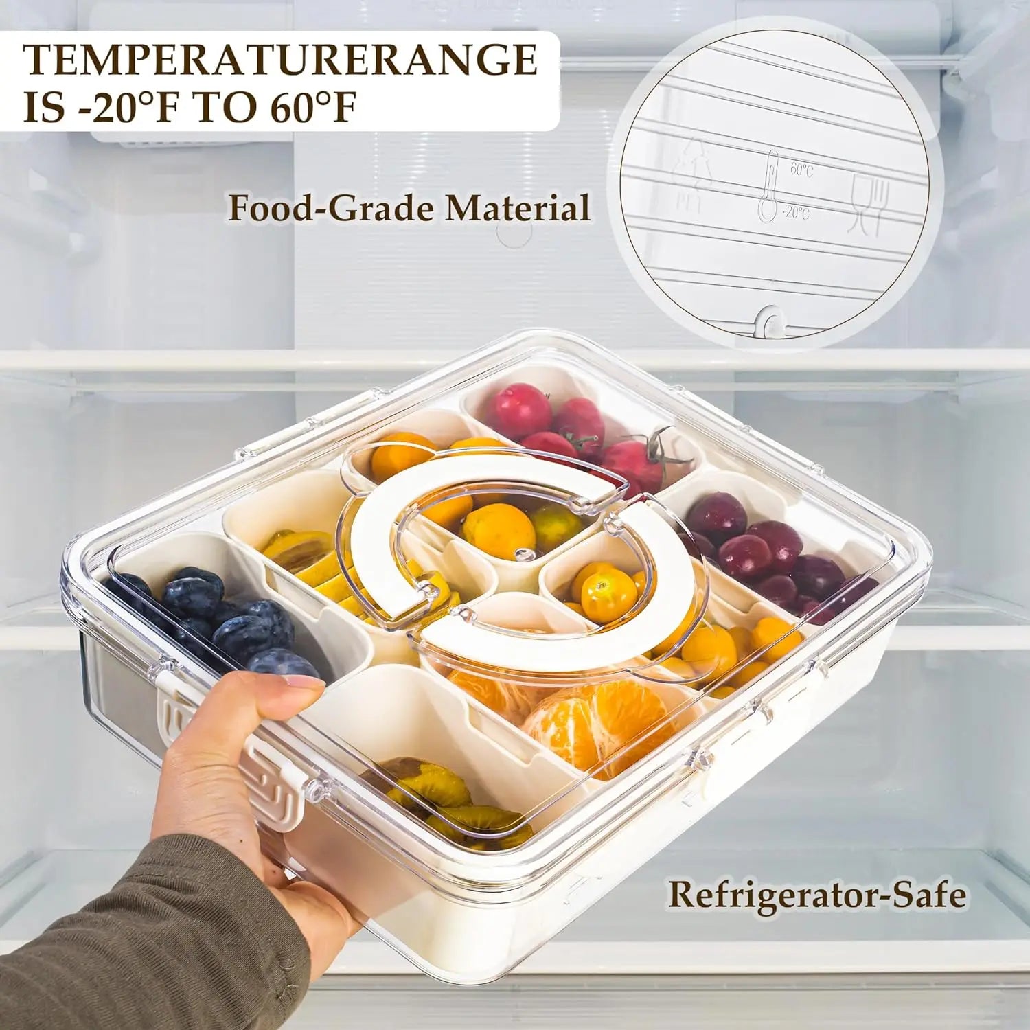 rangement pour en-cas à emporter