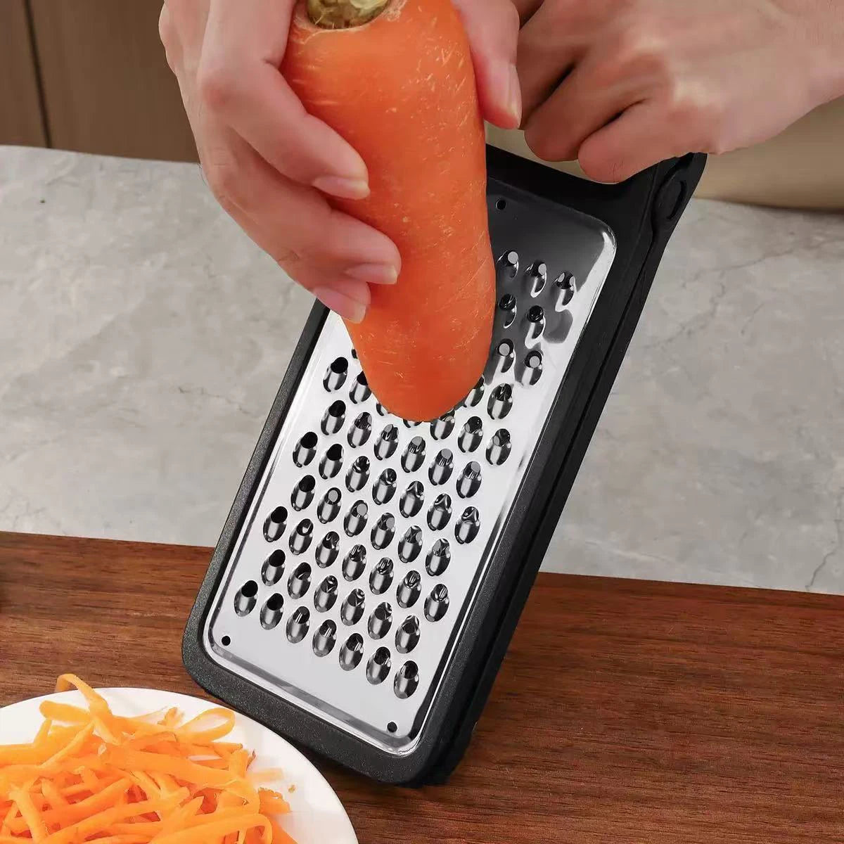 râpe pliable en acier inoxydable pour légumes