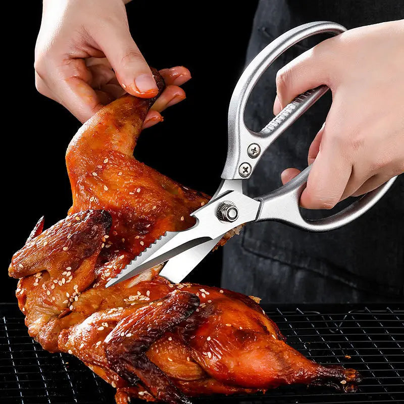 Ciseaux de cuisine multifonctions en inox