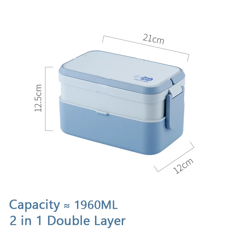 déjeuner pratique en bambou micro-ondable