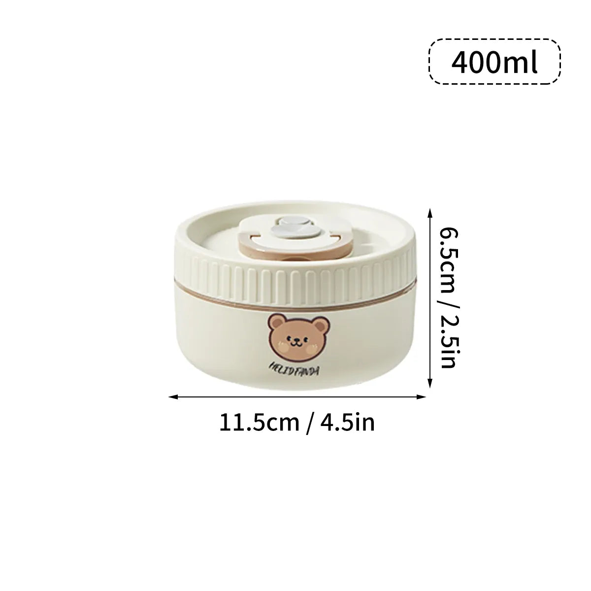 Ensemble de 2 Lunchbox cylindriques isothermes pour enfants (1 litre) Lunchbox