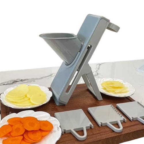Mandoline Coupe-Légumes Multifonction 4-en-1 — Julienne 3/7 mm