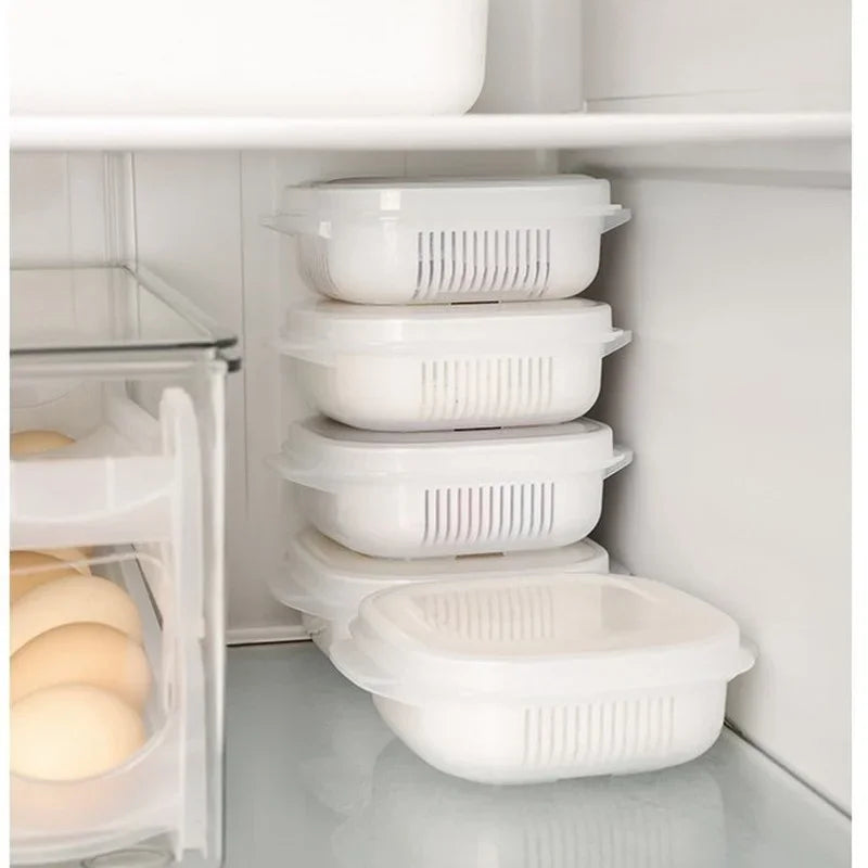set de bacs alimentaires pour réfrigérateur