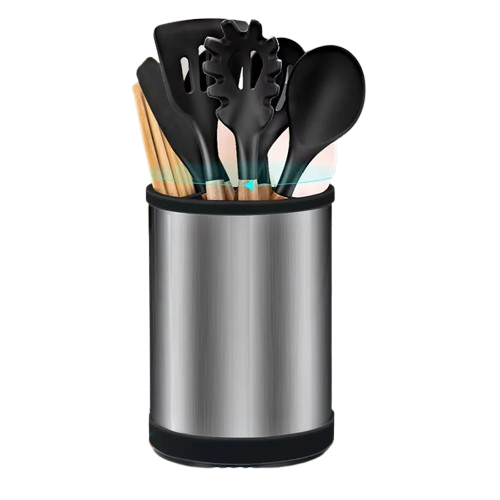Set Ustensiles de Cuisine 6 pièces | Rangement Pratique et Rotatif