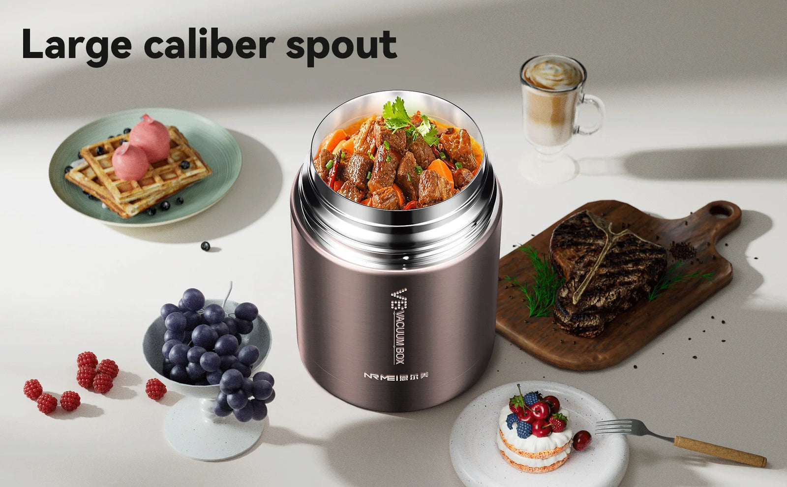 récipient isotherme inox pour repas