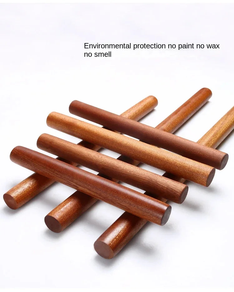 rouleau à pâtisserie décoratif en bois