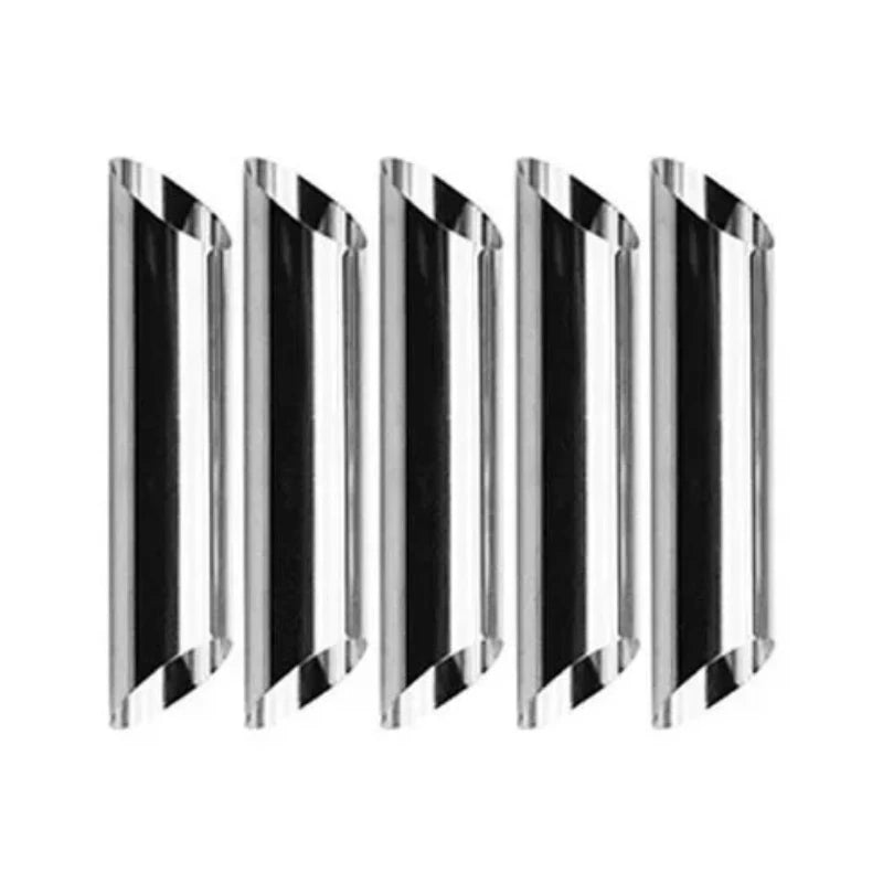 Set de 5 Outils de Pâtisserie en Acier Inoxydable - Moules à Croissants et Tubes à Pâtisserie