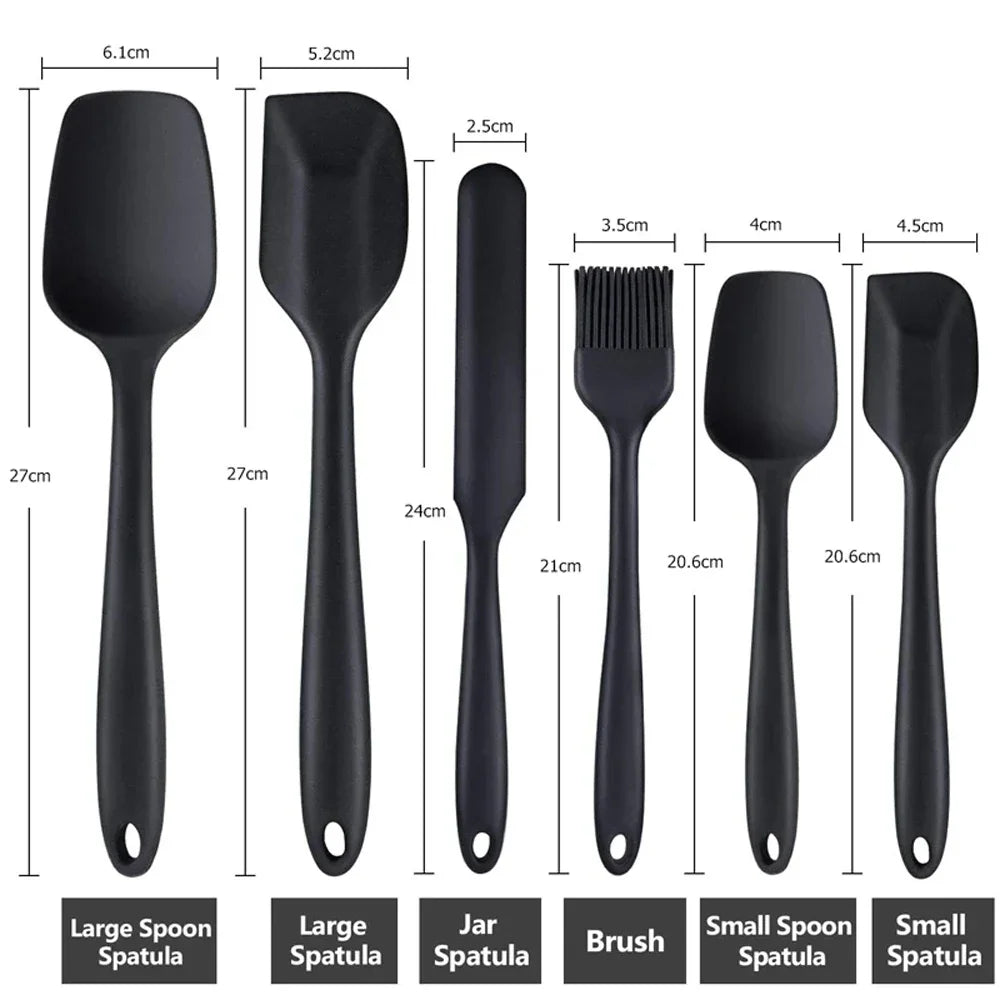 spatule souple en silicone pour pâtisserie