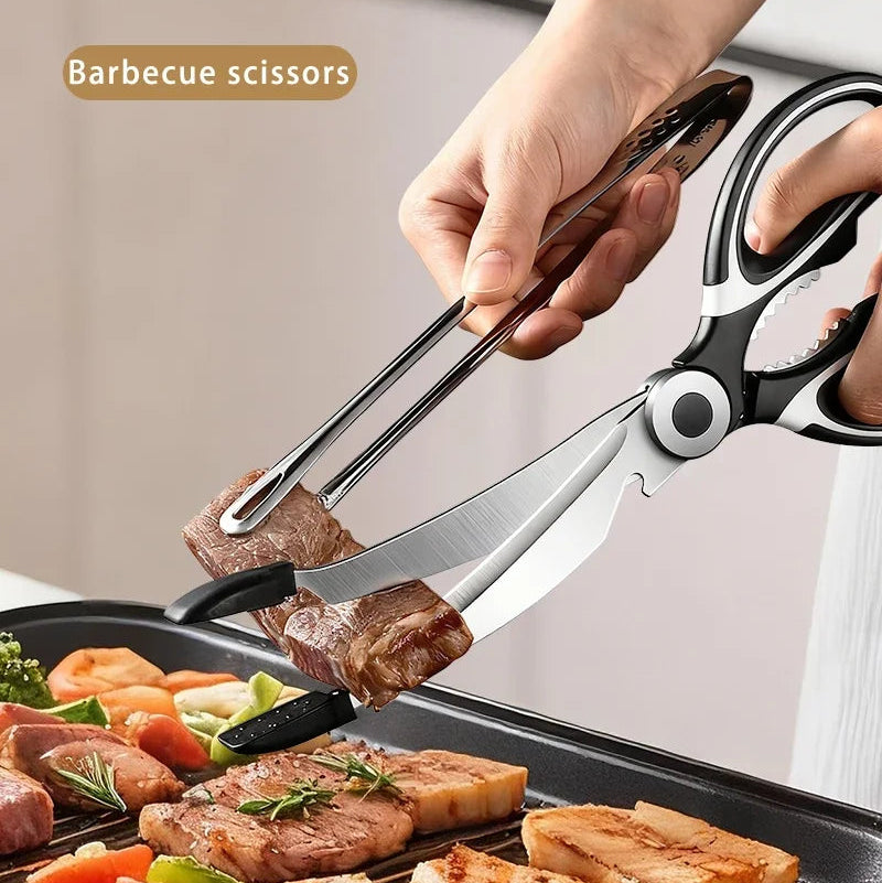 ciseaux de cuisine inox pour barbecue