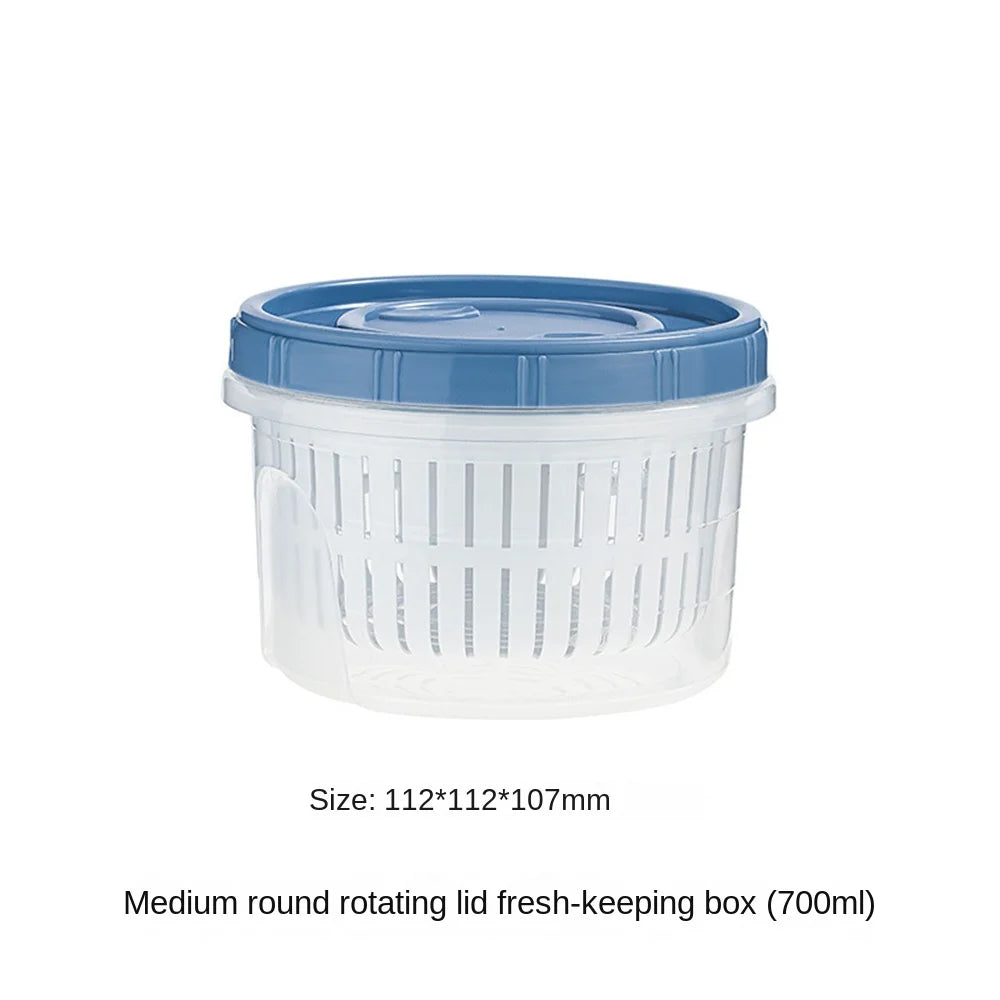 conteneur avec grille pour frigo hermétique