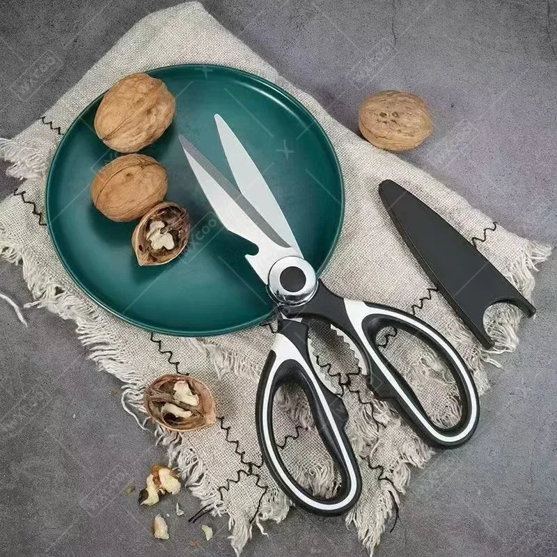 ciseaux de cuisine ergonomiques en inox