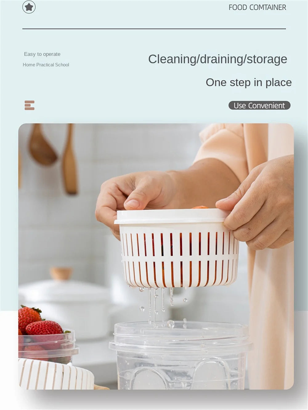 boîte hermétique 700ml rangement frais