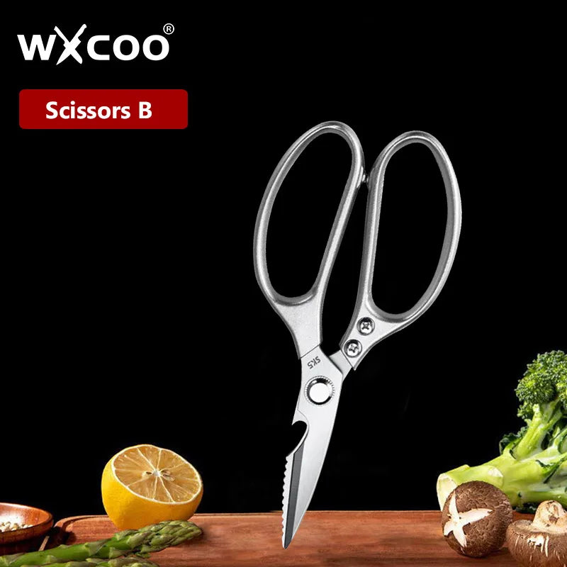 ciseaux de cuisine durables en inox