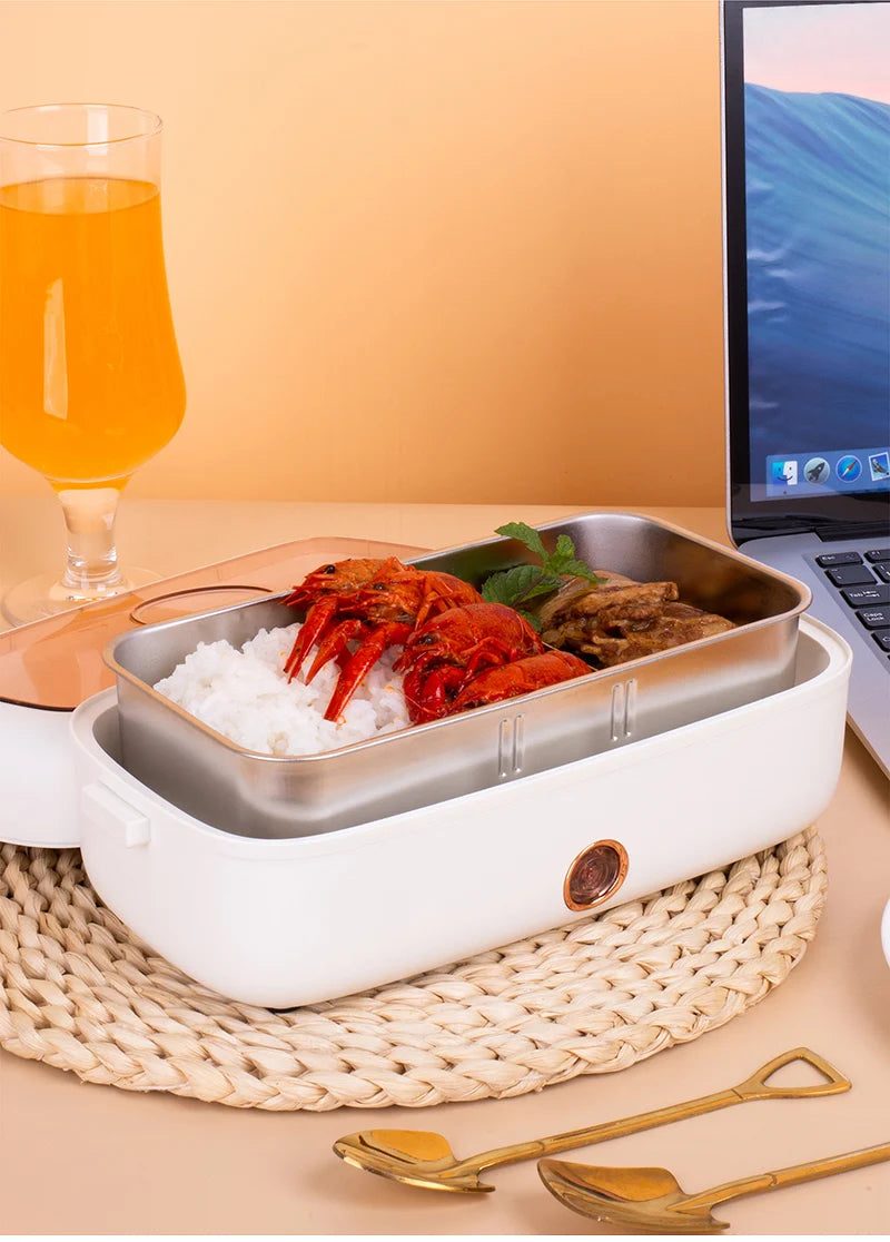 Lunch Box pratique en inox avec accessoires