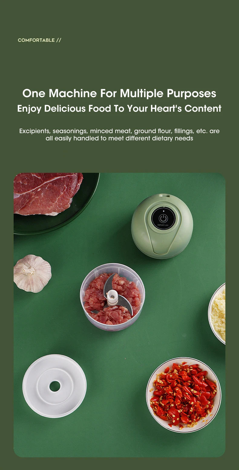 appareil à hacher rapidement les aliments