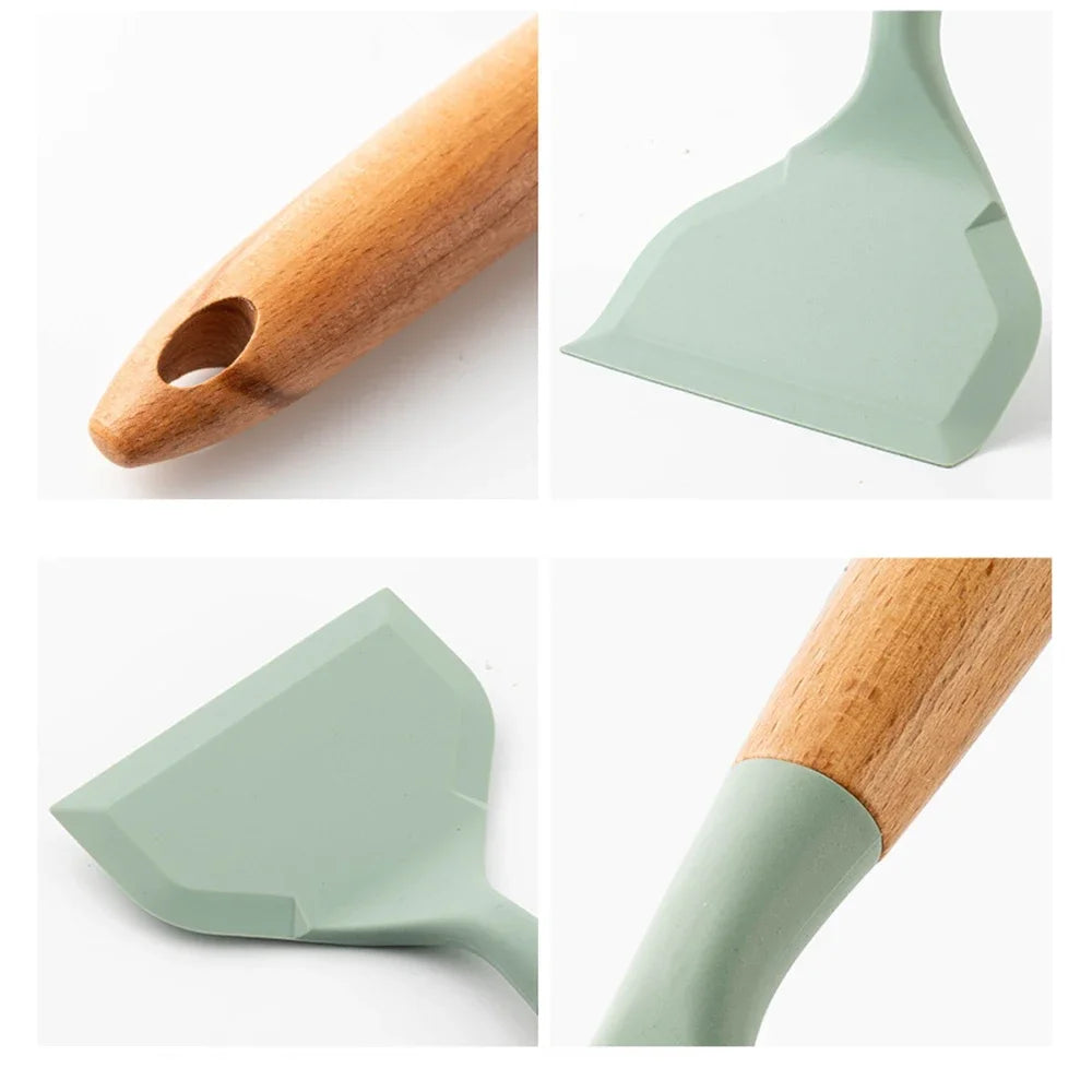 ustensile de cuisine en silicone résistant à la chaleur