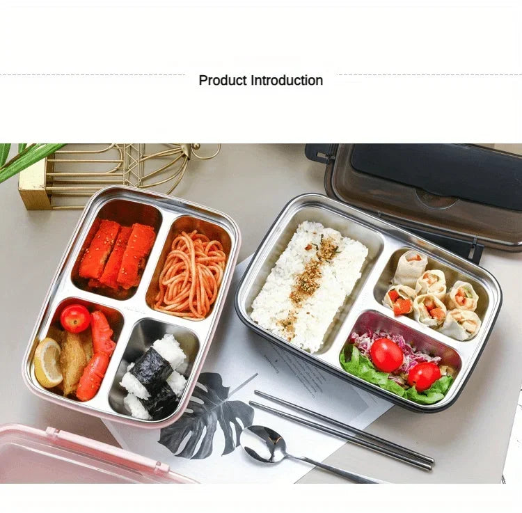 boîte repas inox à compartiments étanches