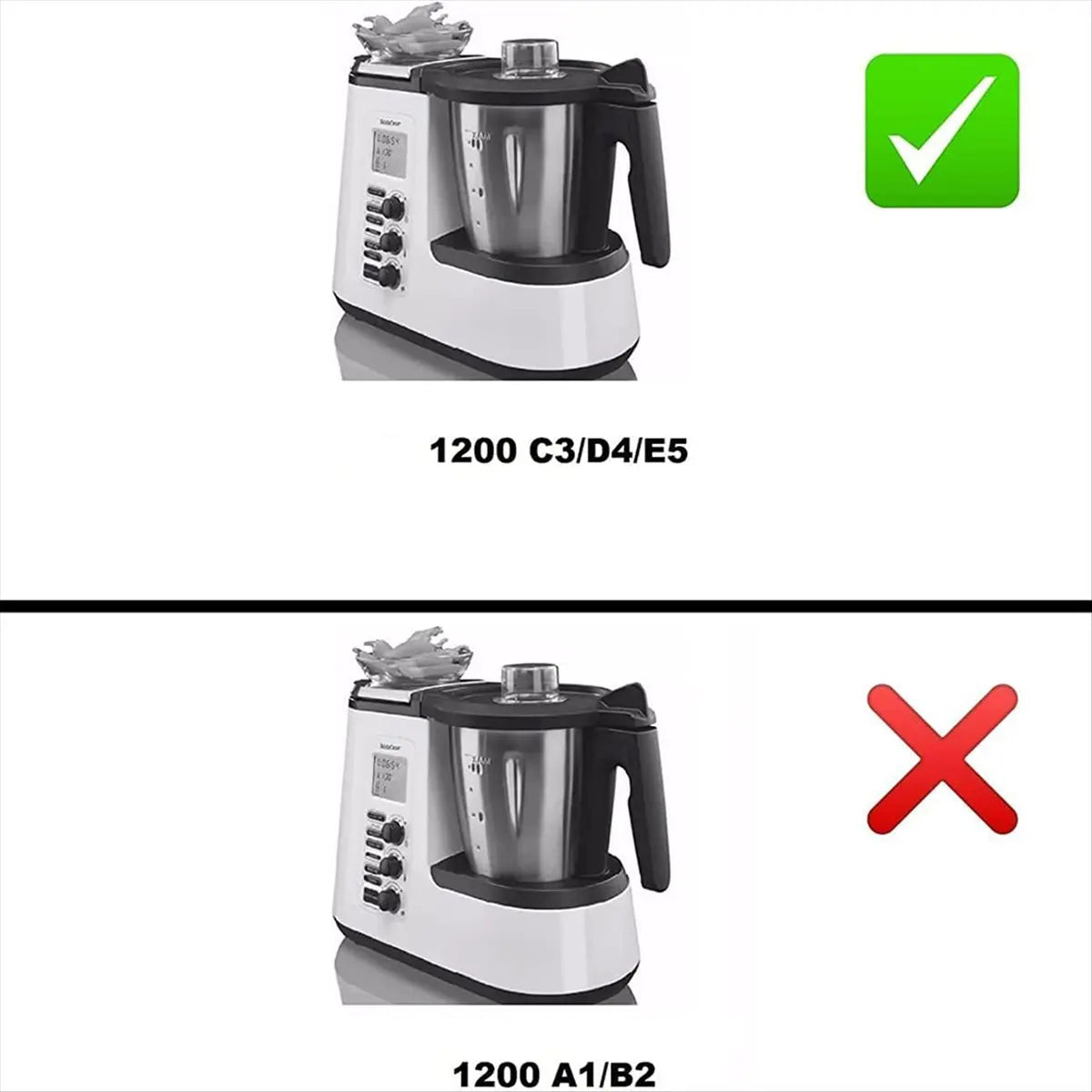Compatible SKMK 1200 C3, D4, E5, non compatible A1 et B2