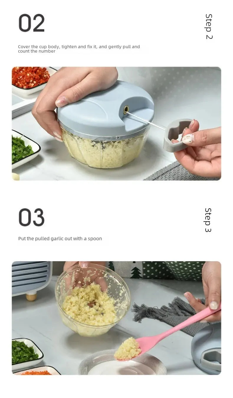 ustensile manuel pour écraser l'ail en inox