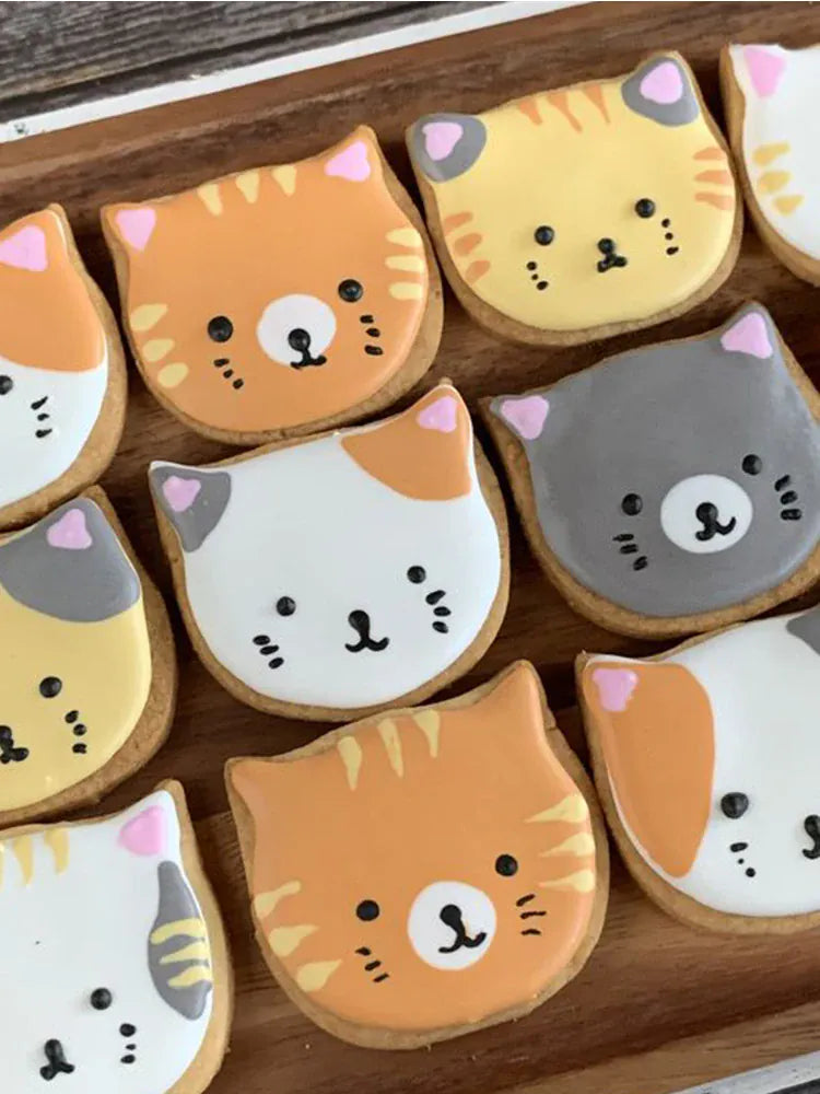 Emporte-pièce en aluminium en forme de chat pour biscuits et pâtisseries emportepieces