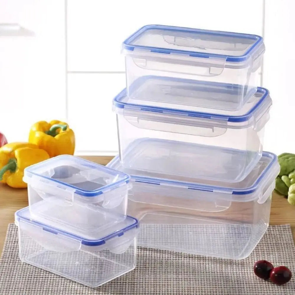 Boîte Hermétique Plastic de Conservation - Lot de 4 Pièces
