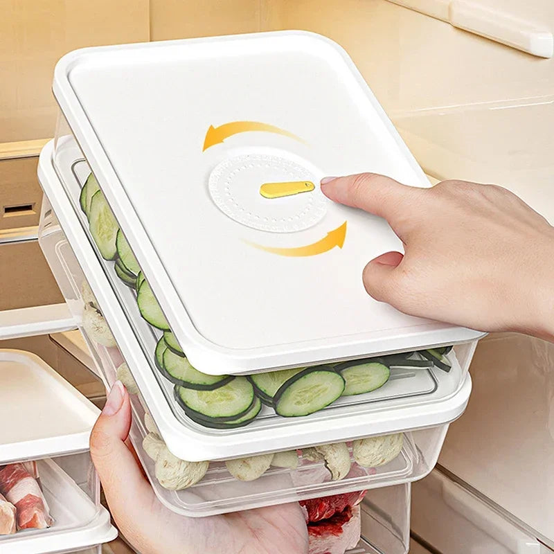 boîte de conservation alimentaire en plastique